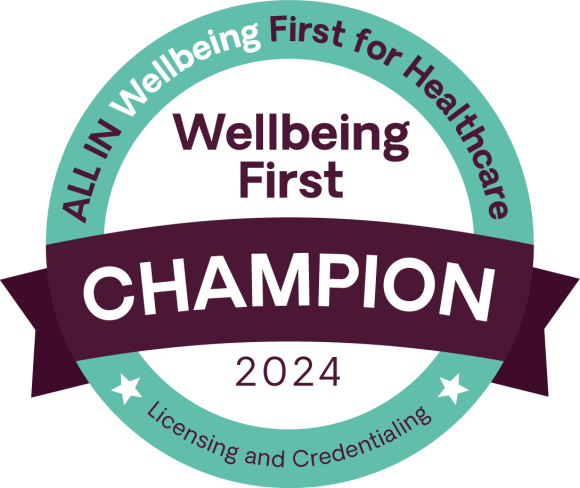 All in Wellbeing Champion badge for 2024