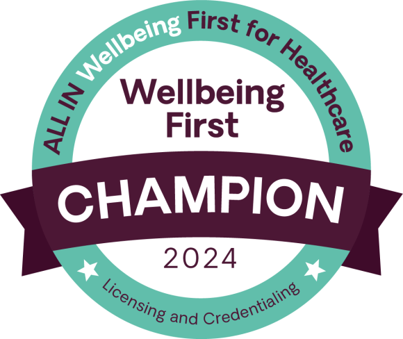 All in Wellbeing Champion badge for 2024