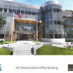 Rendering of NCMB's offices at 3127 Smoketree Court in Raleigh.